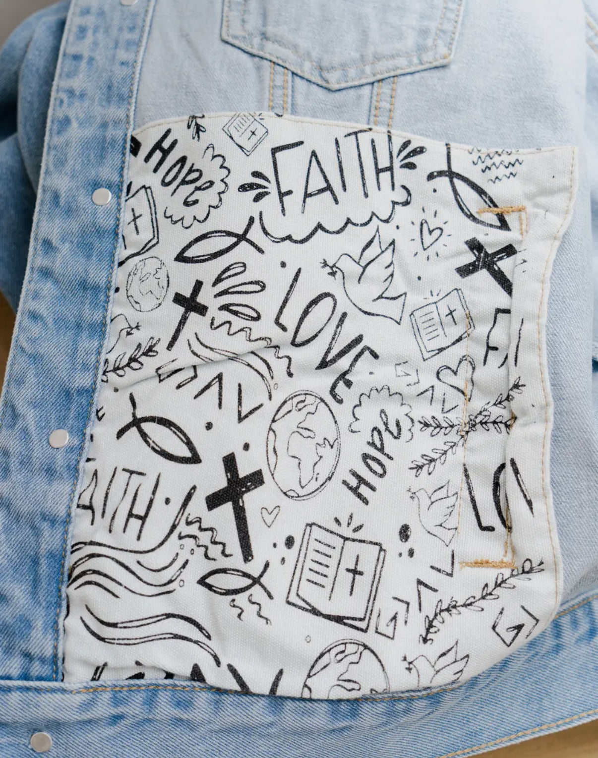 What a friend I have in Jesus Jean Jacket