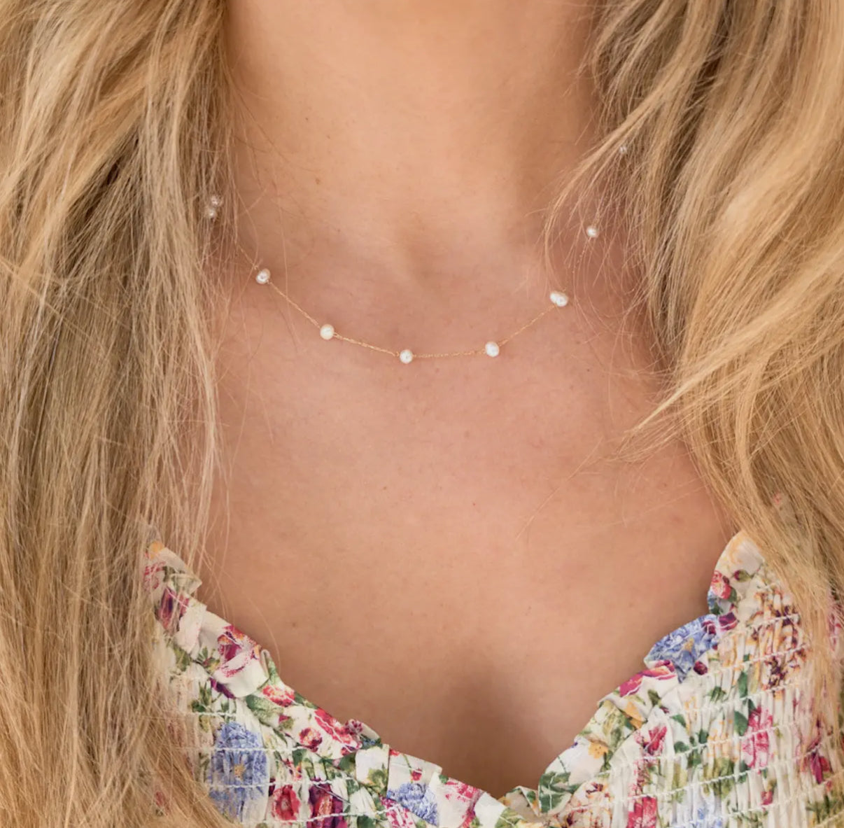 Camille small pearl necklace