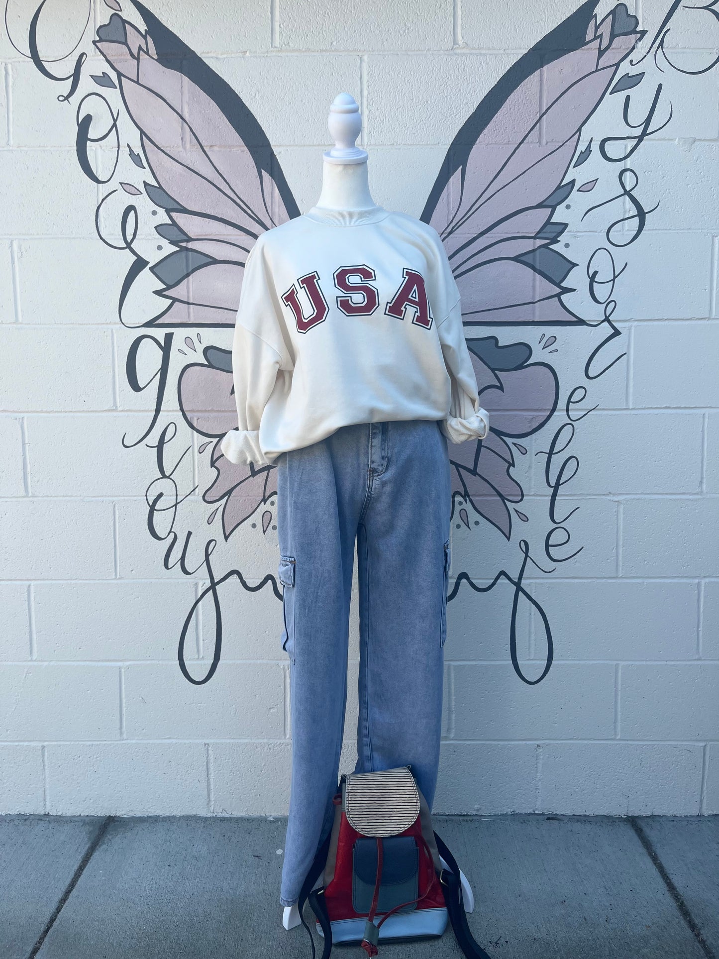 USA: Oversized Sweatshirt