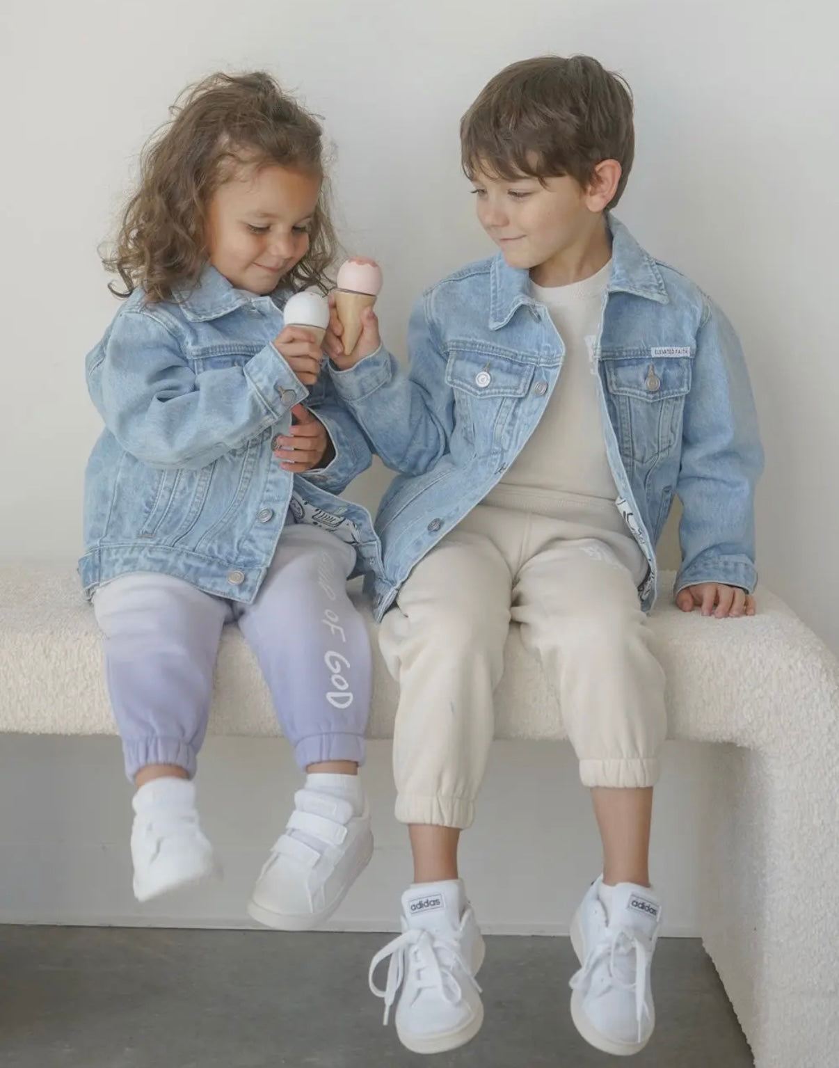 What a friend we have in Jesus kids Jean jacket