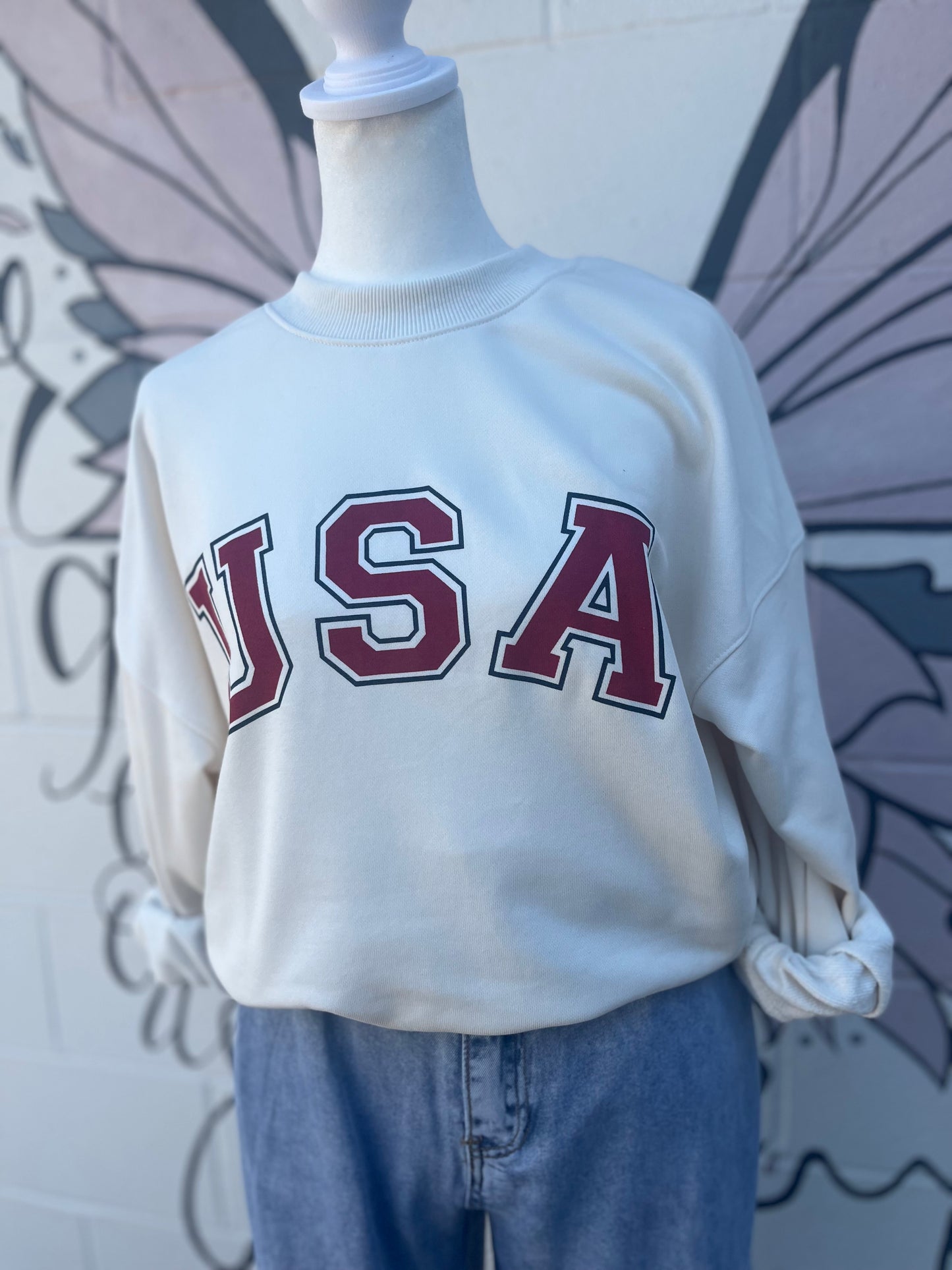 USA: Oversized Sweatshirt