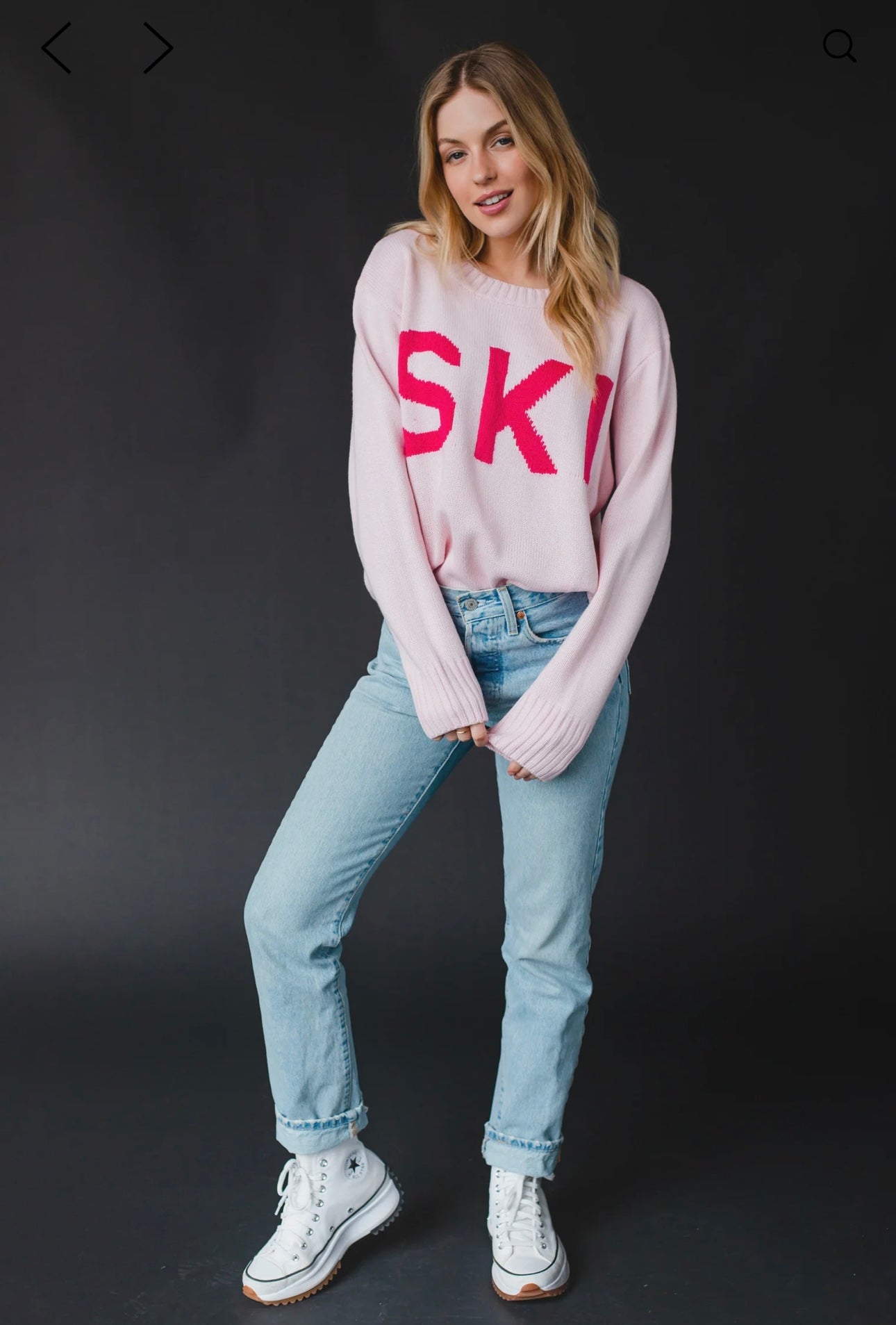 Pink Ski sweater