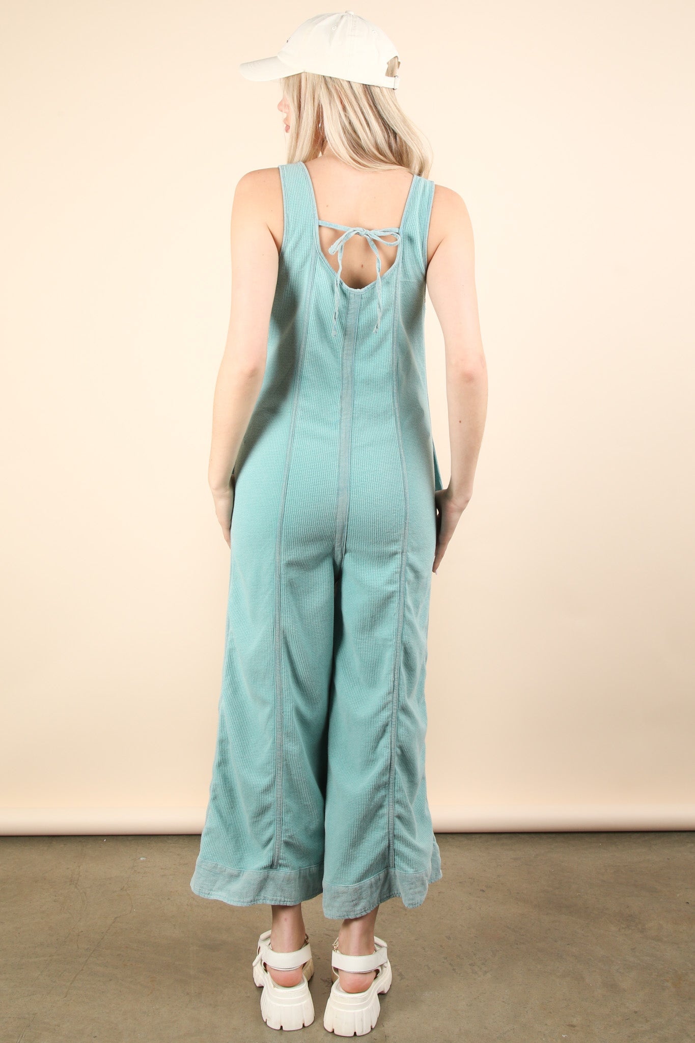 Aqua overalls