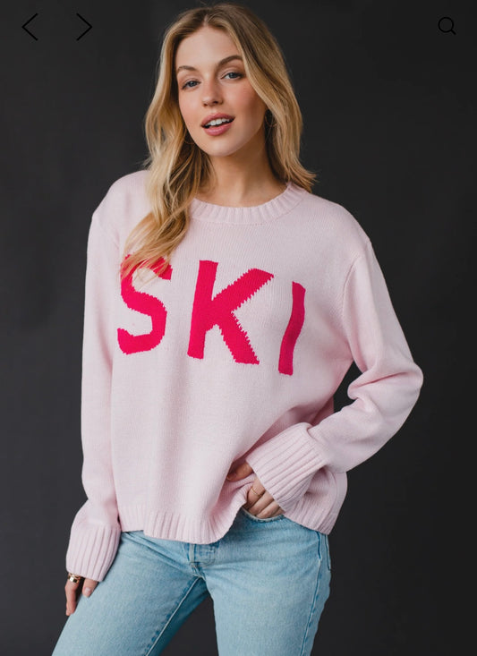 Pink Ski sweater