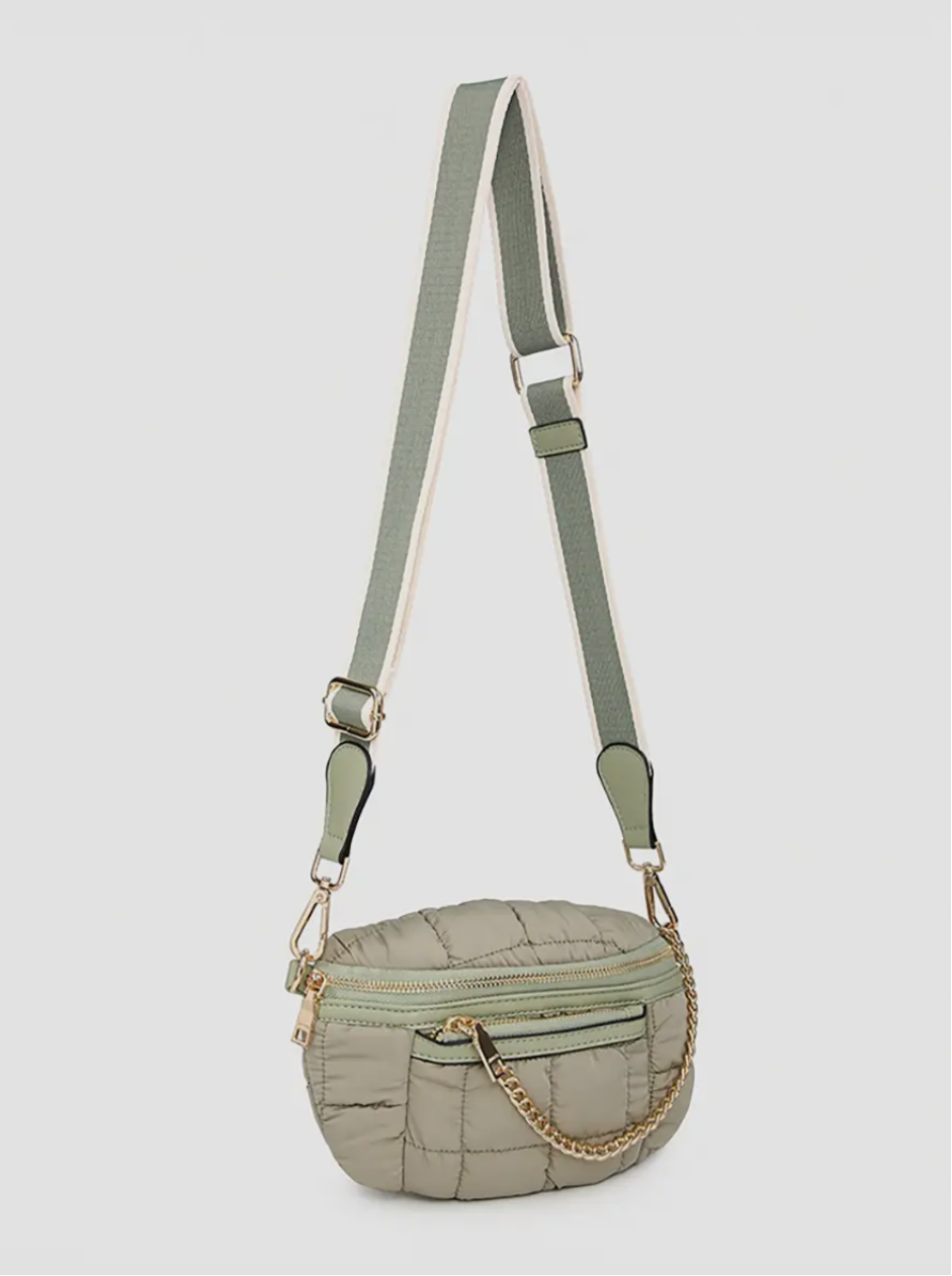 Mabel Quilted Nylon Belt Bag