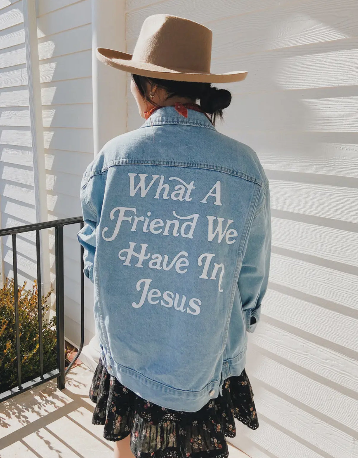 What a friend I have in Jesus Jean Jacket