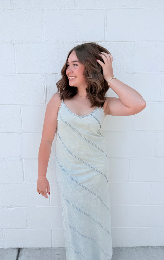 Denim dress