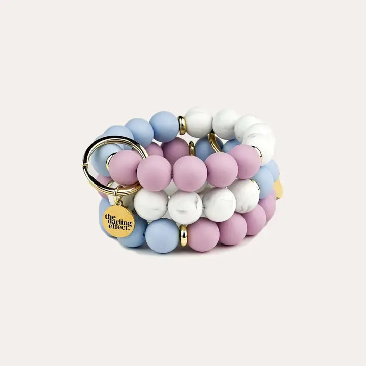 Hands Free Keychain Wristlet: Periwinkle