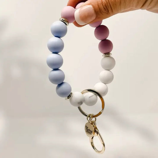 Hands Free Keychain Wristlet: Periwinkle